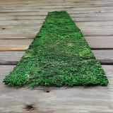Dried Moss Pad Decorated 12x71" table runners place mats floor cover basketliner 15717