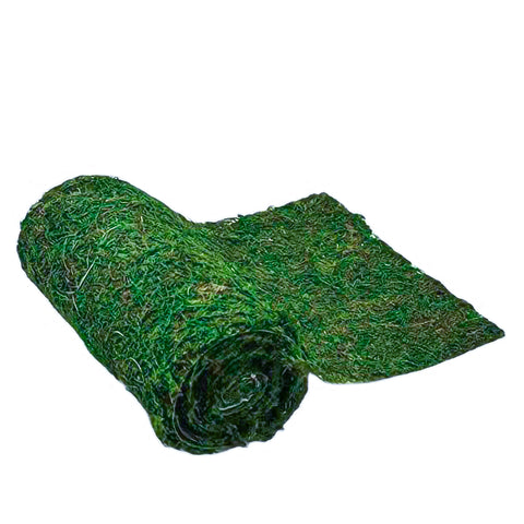Dried Moss Pad Decorated 12x71" table runners place mats floor cover basketliner 15717