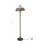 Tiffany Style Elegant Floor Lamp 16 Inch Shade 15718