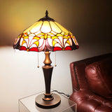 Tiffany Style Elegant 2 Lights Desktop Lamp 16 Inch Shade15719-NEW