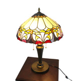 Tiffany Style Elegant 2 Lights Desktop Lamp 16 Inch Shade15719-NEW