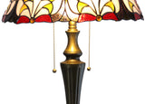 Tiffany Style Elegant 2 Lights Desktop Lamp 16 Inch Shade15719-NEW