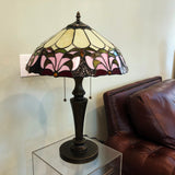 Tiffany Style Elegant 2 Lights Desktop Lamp 16 Inch Shade15719-NEW