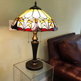 Tiffany Style Elegant 2 Lights Desktop Lamp 16 Inch Shade15719-NEW