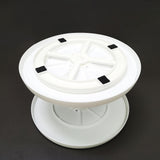 2-Tier Lazy Susan Turntable and Height Adjustable Cabinet Organizer 10.5 Inches Outside Diameter, 9.8 Inchese Inside Diameter,9.8 Inches Height Clear Spice Rack Organizer for Cabinet, Pantry, Kitchen Cake Stand Easy Assembly 15721
