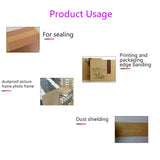 3" Wide Self Adhesive Reinforced Kraft Paper Box Sealing Tape Packing 164' Long 15724
