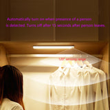Under Cabinet Mount Wall Thin LED Light Dimmable Long Stand By USB Charging  15725