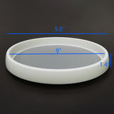 Lazy Susan Turntable Tray with Rimmed Edge 9.1" Inside Diameter Organizer 15727