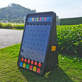 18X14X30" Prize Drop Plinko Board Fold Stand Game 6-Slot 10-Puck Tradeshow Party 15728