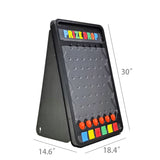 18X14X30" Prize Drop Plinko Board Fold Stand Game 6-Slot 10-Puck Tradeshow Party 15728