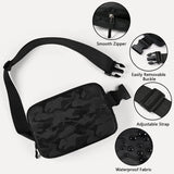Fanny Pack for Women and Men Belt Bag with Adjustable Strap for Sports Black  15736-BLACK
