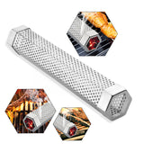 Smoker Tube Stainless Steel BBQ Gas Grill Pellets Smoke Box Barbecue Accessory 15742