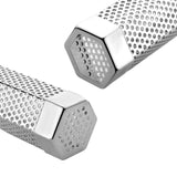 Smoker Tube Stainless Steel BBQ Gas Grill Pellets Smoke Box Barbecue Accessory 15742