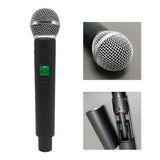 4 Channel Wireless Microphone System 4 Handheld Black Mic Karaoke DJ Singing  15743