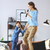 4 Channel Wireless Microphone System 4 Handheld Black Mic Karaoke DJ Singing  15743