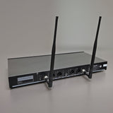 4 Channel Wireless Microphone System 4 Handheld Black Mic Karaoke DJ Singing  15743