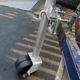 1500lbs Trailer Jack Double Wheels 6-Inch 24.8" to 35" Lift Swing Back 15746