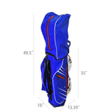 Golf Cart Bag 14 Club Way Organizer Divider Top with Dust Cover and Cooler Pouch 15750