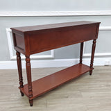 Console Table Entryway Table  47.2 X 11 X 33.5“ with Storage Shelf Solid Wood 15751