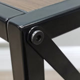 41.8 X11.5X30.7" Console Table Industrial Look Entryway Table Shelves Entrance 15752