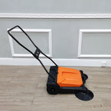 Hand-Pushed Mechanical Floor Road Path Driveway Sweeper 26" Walk Behind 15754