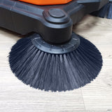 Hand-Pushed Mechanical Floor Road Path Driveway Sweeper 26" Walk Behind 15754