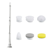 Electric Scrubber Cordless Cleaning Brush Adjustable Power Kitchen BathTubTile 15757