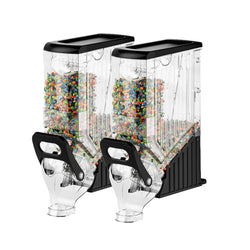 3.4 Gallon Gravity Bin Food Dispenser Cereal Dispenser Candy Dispenser 15772-2PK