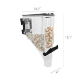 1.6 Gallon Gravity Bin Food Dispenser Cereal Dispenser Candy Dispenser 15773-2PK