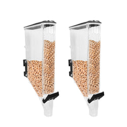 3.4 Gallon Gravity Bin Food Dispenser Cereal Dispenser Candy Dispenser 15775-2PK