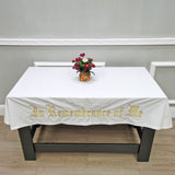 Rectangle Tablecloth 66.7x49.7＂Holy Communion This Do in Remembrance of Me Cover 15776
