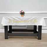 Rectangle Tablecloth 66.7x49.7＂Holy Communion This Do in Remembrance of Me Cover 15776
