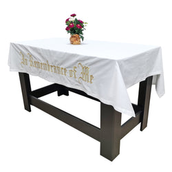 Rectangle Tablecloth 66.7x49.7＂Holy Communion This Do in Remembrance of Me Cover 15776