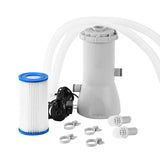 Filter Pump Above Ground Pools Kit 1000 GPH 6000 Gallon Pool 110V 80W 1.25" Hose 15789