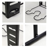 5-Tier Pot Pan Storage Organizer Adjustable Spacing Cabinet Pantry Holder Rack 15791