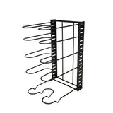 5-Tier Pot Pan Storage Organizer Adjustable Spacing Cabinet Pantry Holder Rack 15791