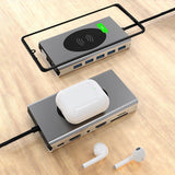 USB C Docking Station Hub 2 HDMI 5 USB 3.0 Audio SD/TF Card Reader PD VGA RJ45 15794