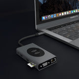 USB C Docking Station Hub 2 HDMI 5 USB 3.0 Audio SD/TF Card Reader PD VGA RJ45 15794