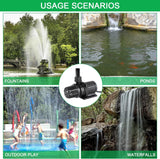 2700 G/H 20' Lift Submersible Pond Water Pump 85W 20' Power Cord Waterfall Tank 15796