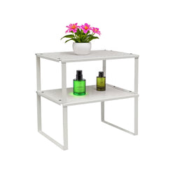 2 Nesting Riser Kitchen Cabinet Counter Shelf Organizer 12X9X6 12X8.7X5.5" 15797