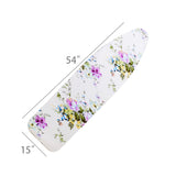 15x54" Ironboard Cover Elastic Fit Hoop & Loop Straps Scorch Resistant Thick Pad 15800