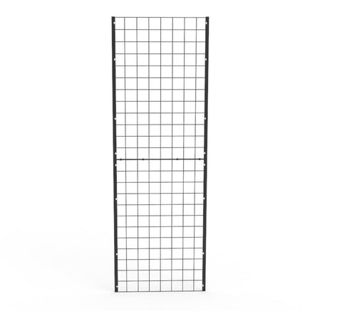 2'x 6' (Come in 2 PCS of 2x3') Black Wire Grid Panel Wall Display Grid Wall