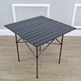 28X28X25" Portable Table 6 LBS Camping Table BBQ Picnic Patio Metal Durable 15825