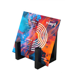 6X5X8" Metal Easel 3.4" Openning Plates Plaques Vinyls Books Photo Frame Holder 15833-BLK