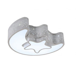 Star Moon Kid's Room Ceiling Light Creative Baby Bedroom 15856