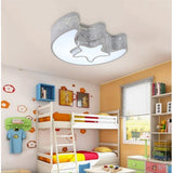 Star Moon Kid's Room Ceiling Light Creative Baby Bedroom 15856