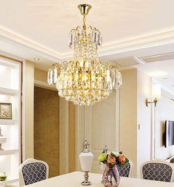 Luxury Crystal Ceiling Pendant Lamp Chandelier Light Fixture for 15863 40CM