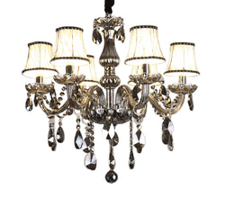 Crystal Chandelier Pendant 6 Arms Ceiling Light Fixture 15864
