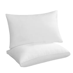 2 Pack Soft Queen Size Pillows Vaccum Sealed Hotel Quality Fluffy 29"x19" 15874