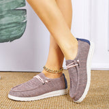 Size 8 Women’s Canvas Loafers Light-Weight Wendy Wool Casual Shoes 15880